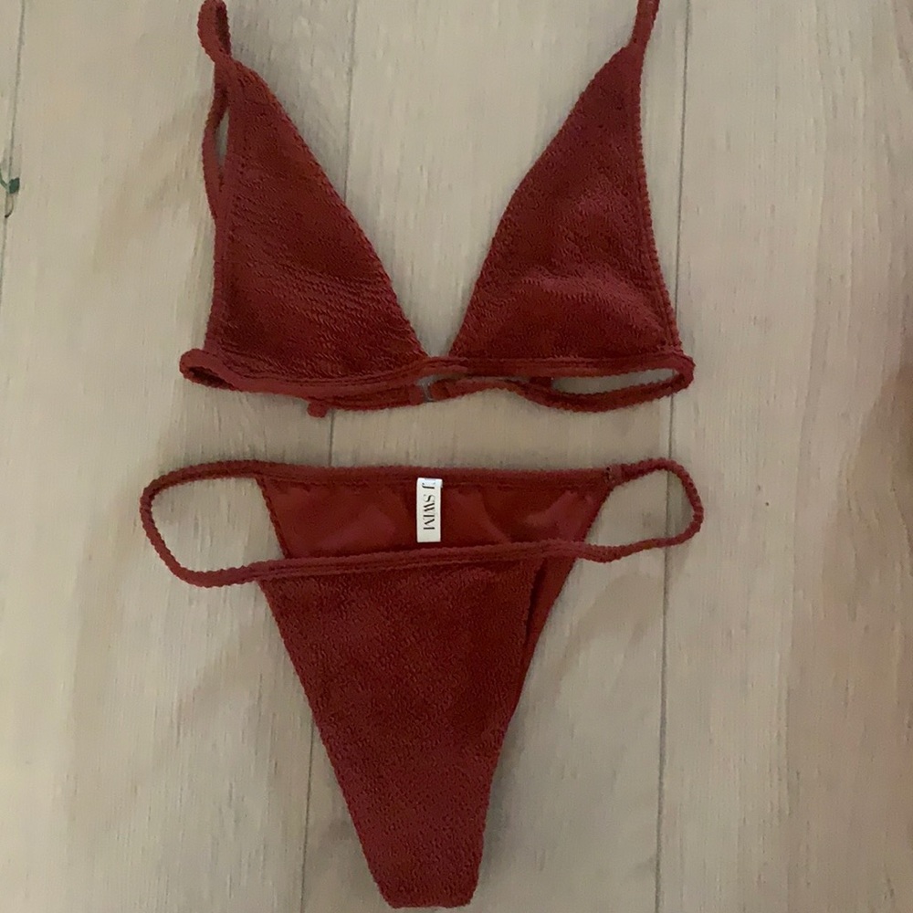 TJ swim, knit fabric, size M